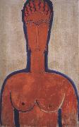 Amedeo Modigliani, Large Red Bust (mk39)